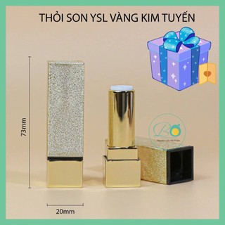 Thỏi đựng son ysl vàng kim tuyến