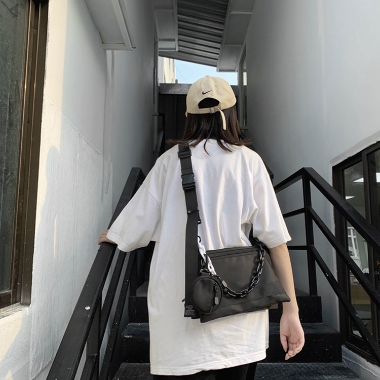 Túi Đeo Chéo Cỡ Lớn Phong Cách Hip Hop Thời Trang Cho Nữ