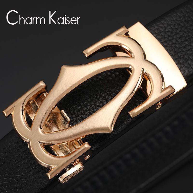 Thắt Lưng Da Thật Có Khóa Tự Động Thời Trang Cho Nam Mã 108