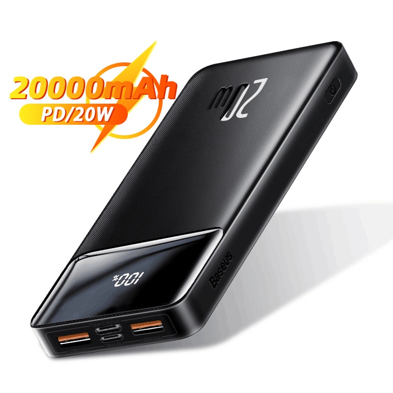 GiGiBomstore Sạc nhanh dự phòng Baseus 30000mAh / 20000mAh / 10000mAh Công suất 20W/15W Dành cho