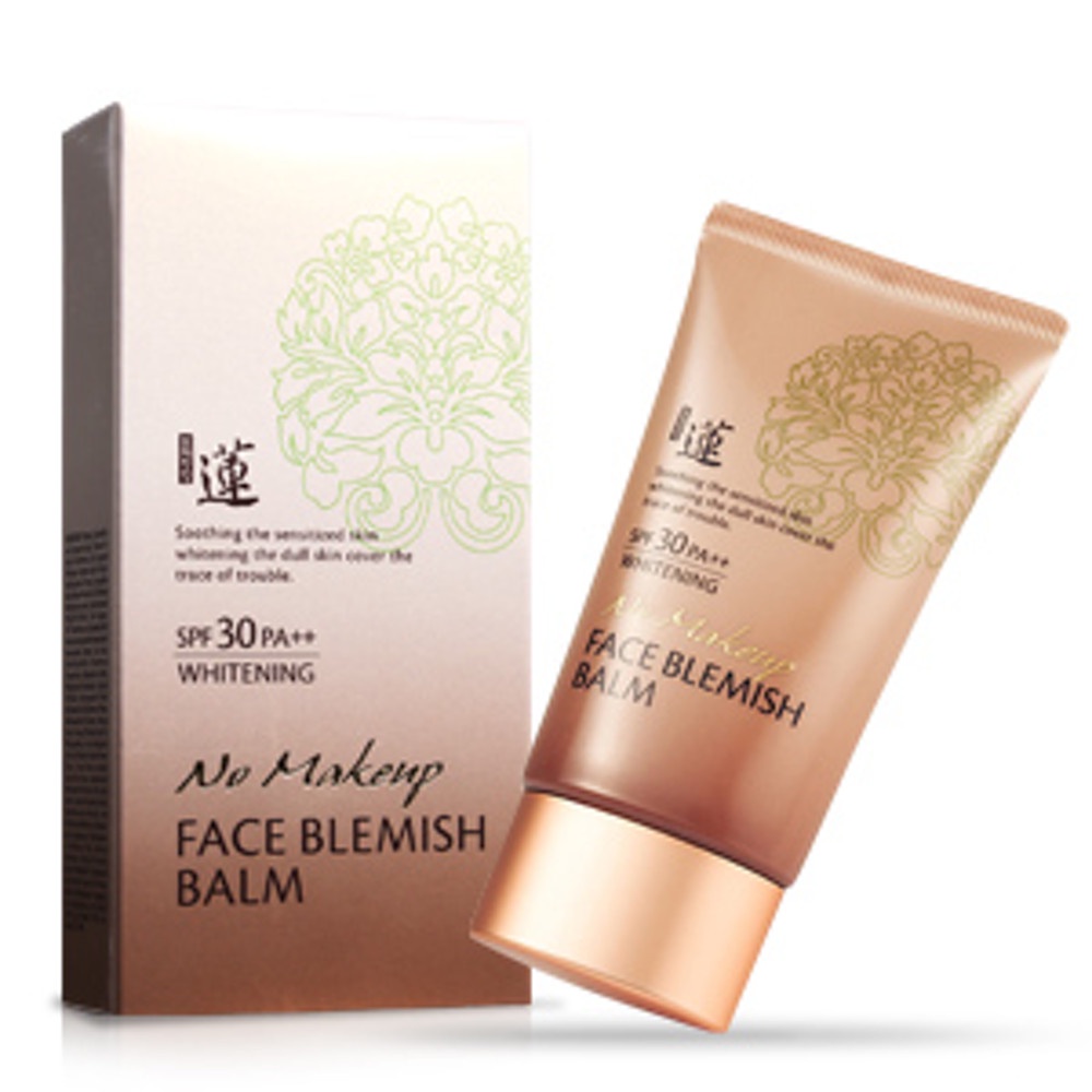 Welcos No Makeup Face Blemish Balm 50ml SPF30 PA ++ Kem BB làm trắng Mỹ phẩm Kem chống nắng làm đẹp da mặt Hàn Quốc Điều trị nếp nhăn Nhạy cảm