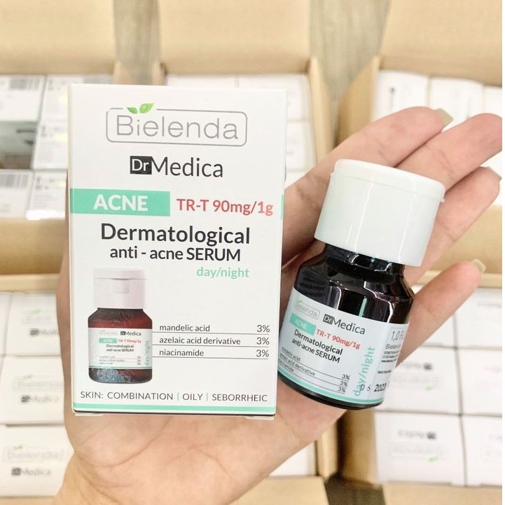 Serum Bielenda Dr Medica Anti-acne Dermatological cho da dầu mụn, ngừa thâm do mụn 30ml