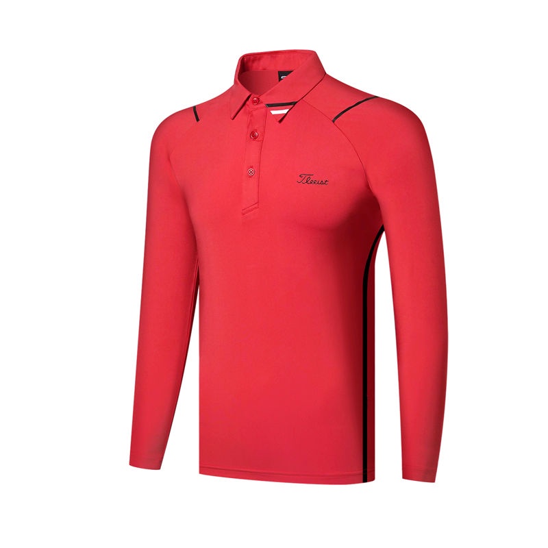 Áo Thun Đánh golf Tay Dài Thoáng Khí Mềm Mại Thoải Mái Cho Nam