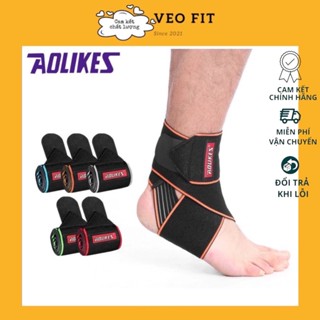 Băng Mắt Cá Chân Chính Hãng Aolikes 1527 Thể Thao Đá Banh Chống Lật Sơ Mi