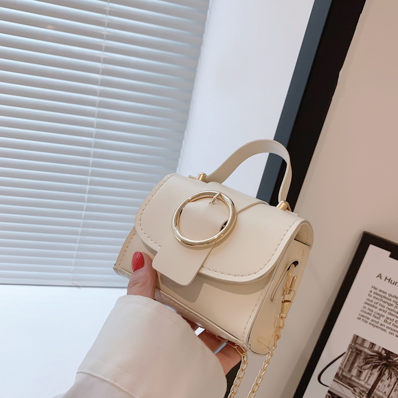 Túi Đeo Chéo Mini Hình Vuông Phong Cách Retro Thời Trang Cho Nữ