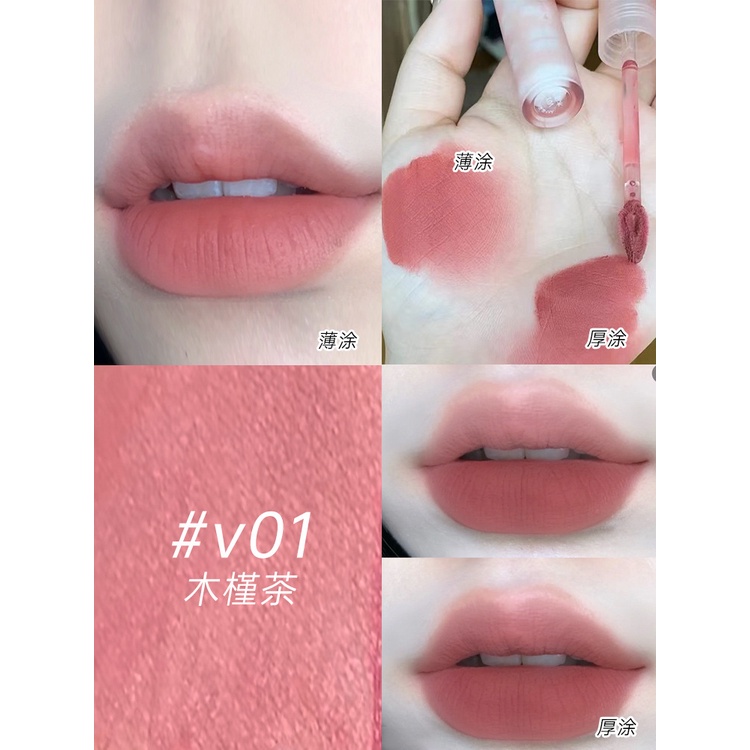 Son Kem Lì Không Dính Cốc Và Không Làm Khô Môi AKF V01