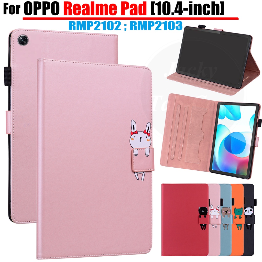 Bao Da PU Máy Tính Bảng Nắp Lật Nam Châm Kiêm Giá Đỡ Có Ngăn Đựng Thẻ Cho OPPO Pad Air (2022) 10.36-inch OPD2102 X21N2