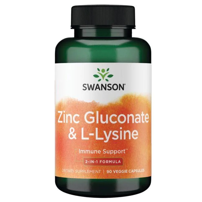 Viên uống giúp Giảm Mụn tăng miễn dịch & làm đẹp da Zinc Gluconate & L-Lysine