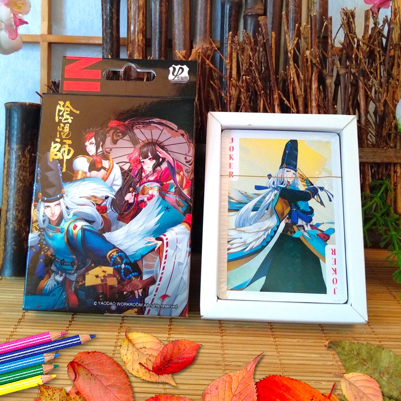 ÂM DƯƠNG SƯ Bộ thẻ bài in hình 54 lá khác nhau