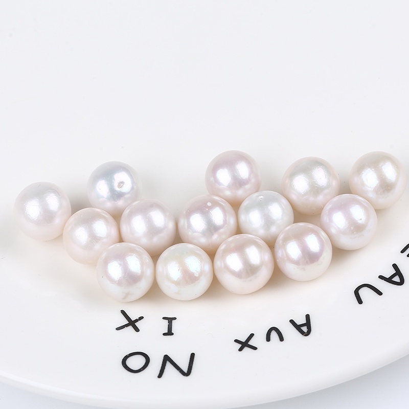 Chuỗi Ngọc Trai Edison 10-11mm Màu Trắng Tự Nhiên Dùng Làm Trang Sức
