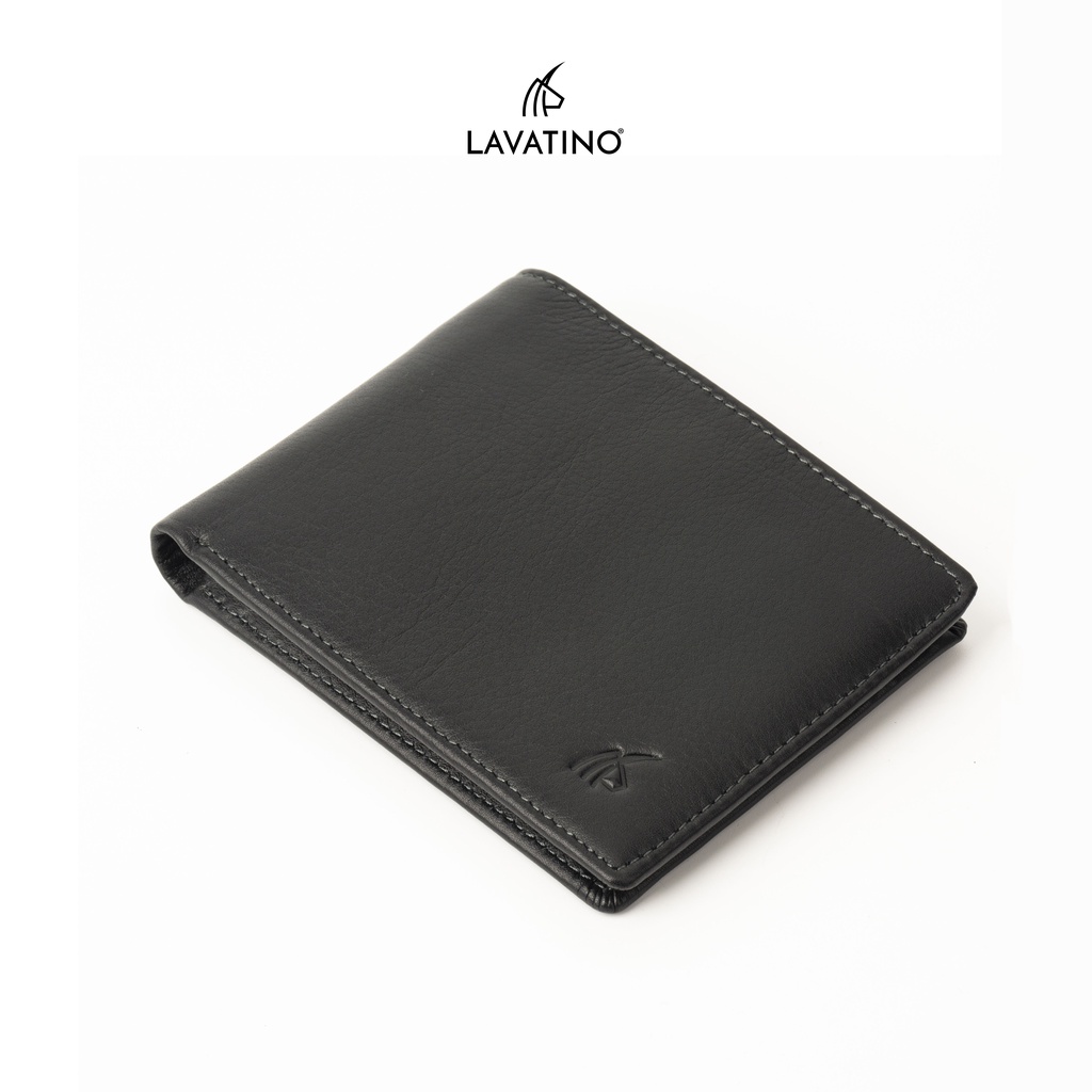 Ví bóp nam Classic 04 da bò mềm có ngăn khóa kéo phong cách đơn giản, tặng kèm phụ kiện gói quà và bảo hành chính hãng L