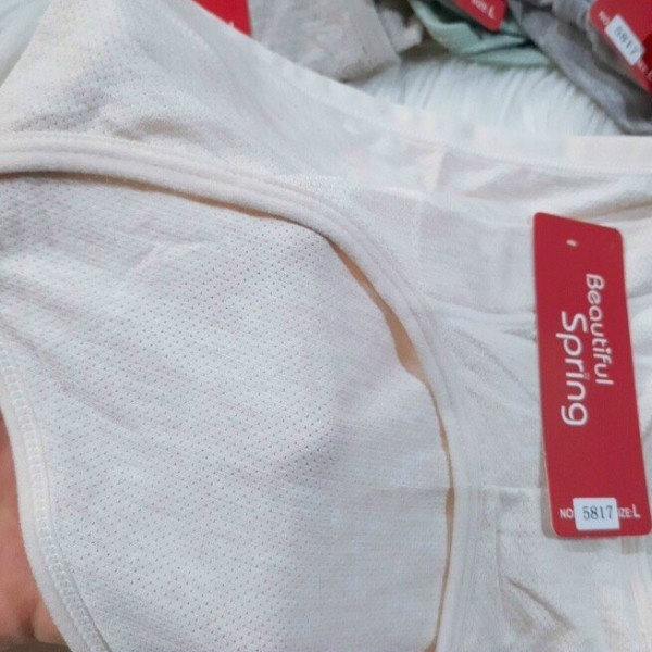 Quần lót bà bầu cạp chéo cotton thông hơi, Quần chip mẹ bầu và sau sinh mềm mại kháng khuẩn Cubonshop Spring 5817
