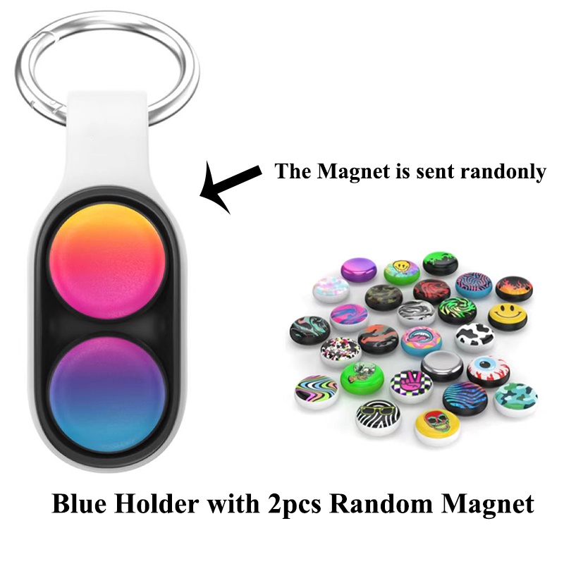 Poppuck Đồ Chơi Fidget Spinner Từ Tính Co DãN