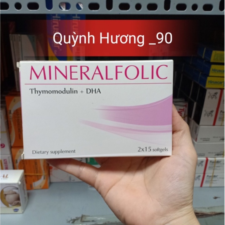 Viên uống MINERALFOLIC hộp 30 viên giúp tăng cường sức đề kháng cho cơ thể