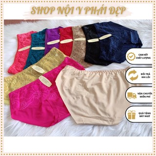10 quần lót đúc su pha ren - chất mát mềm- shop phái đẹp