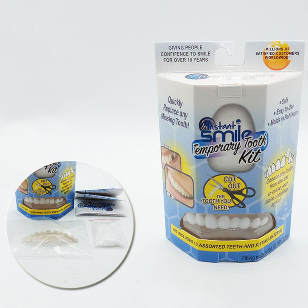 Miếng Dán Làm Trắng Răng Giả Bằng Silicone Đơn Giản Chuyên Nghiệp