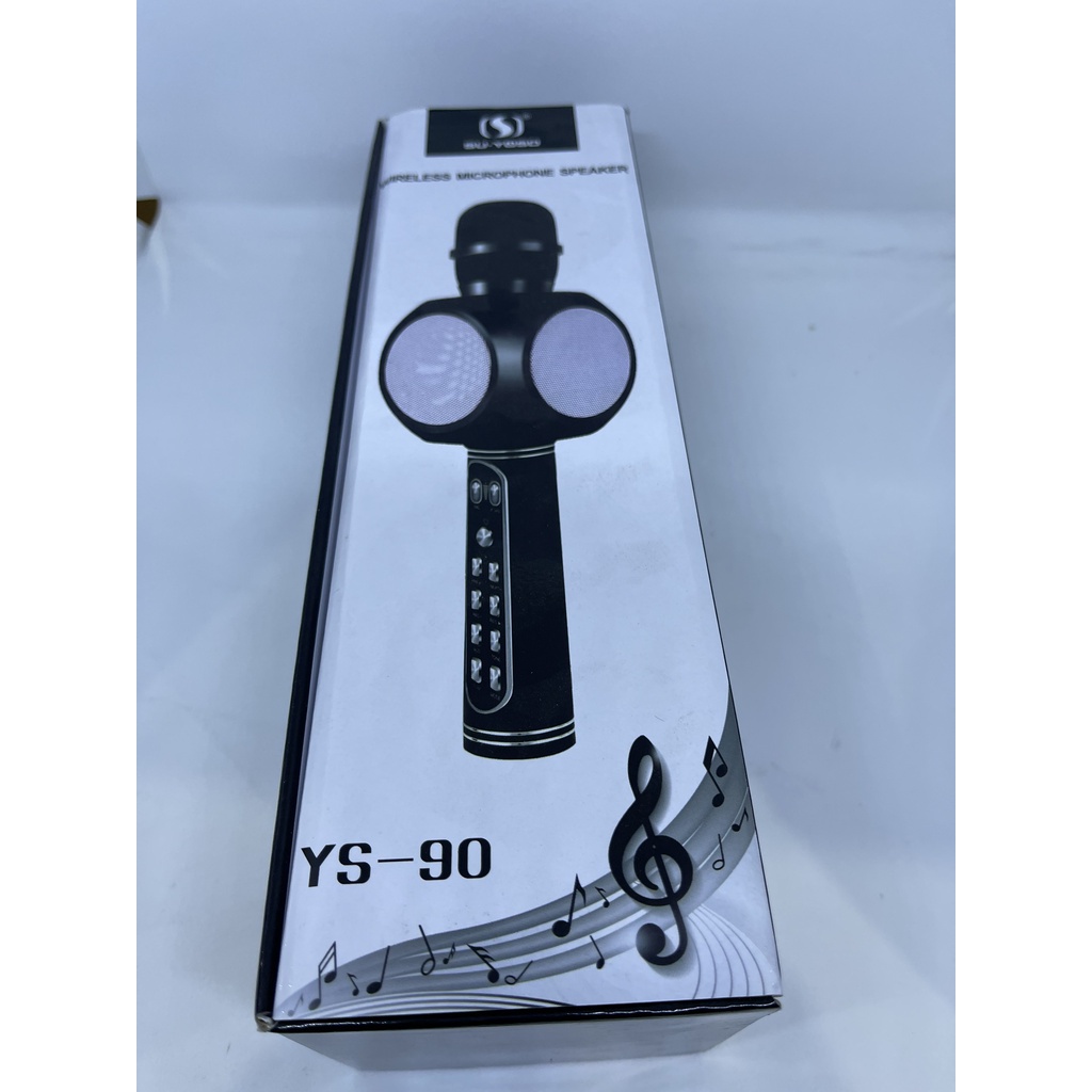 Micro, loa Karaoke Bluetooth YS-90, hát hay, nhạc to, thích hợp cho dã ngoại, live tream, lâu hết pin