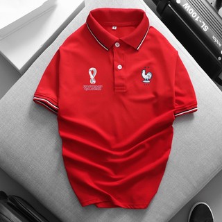 Áo Polo Đỏ In Logo Đội Tuyển Quốc Gia 2022 - Chất liệu hàng loại 1 thị trường kèm FREE SHIP