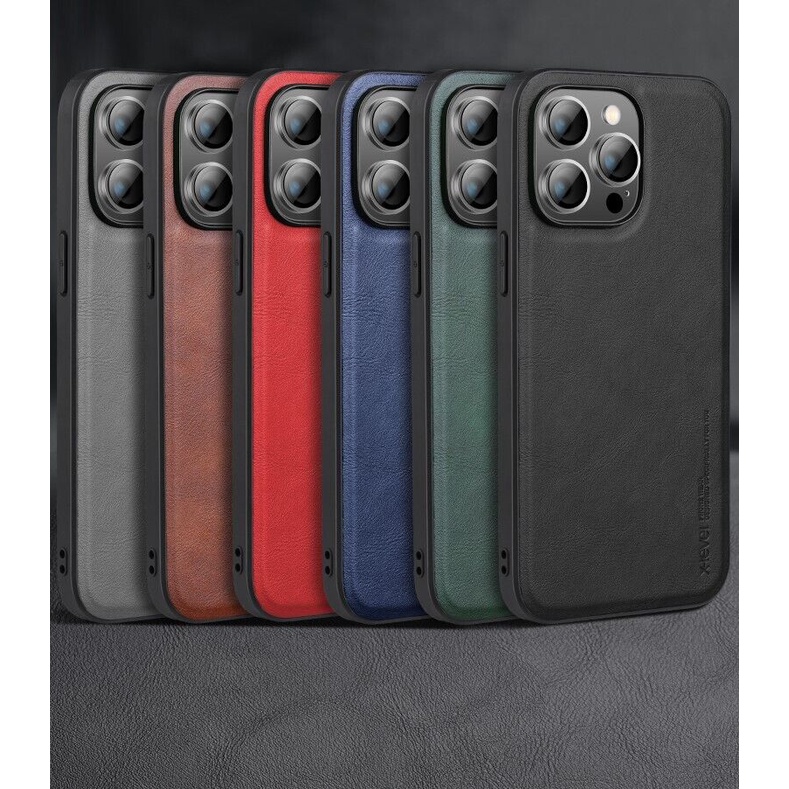 Ốp lưng da X-level cho iPhone X / XR / XS / 11 / 12 / MINI / PRO / MAX