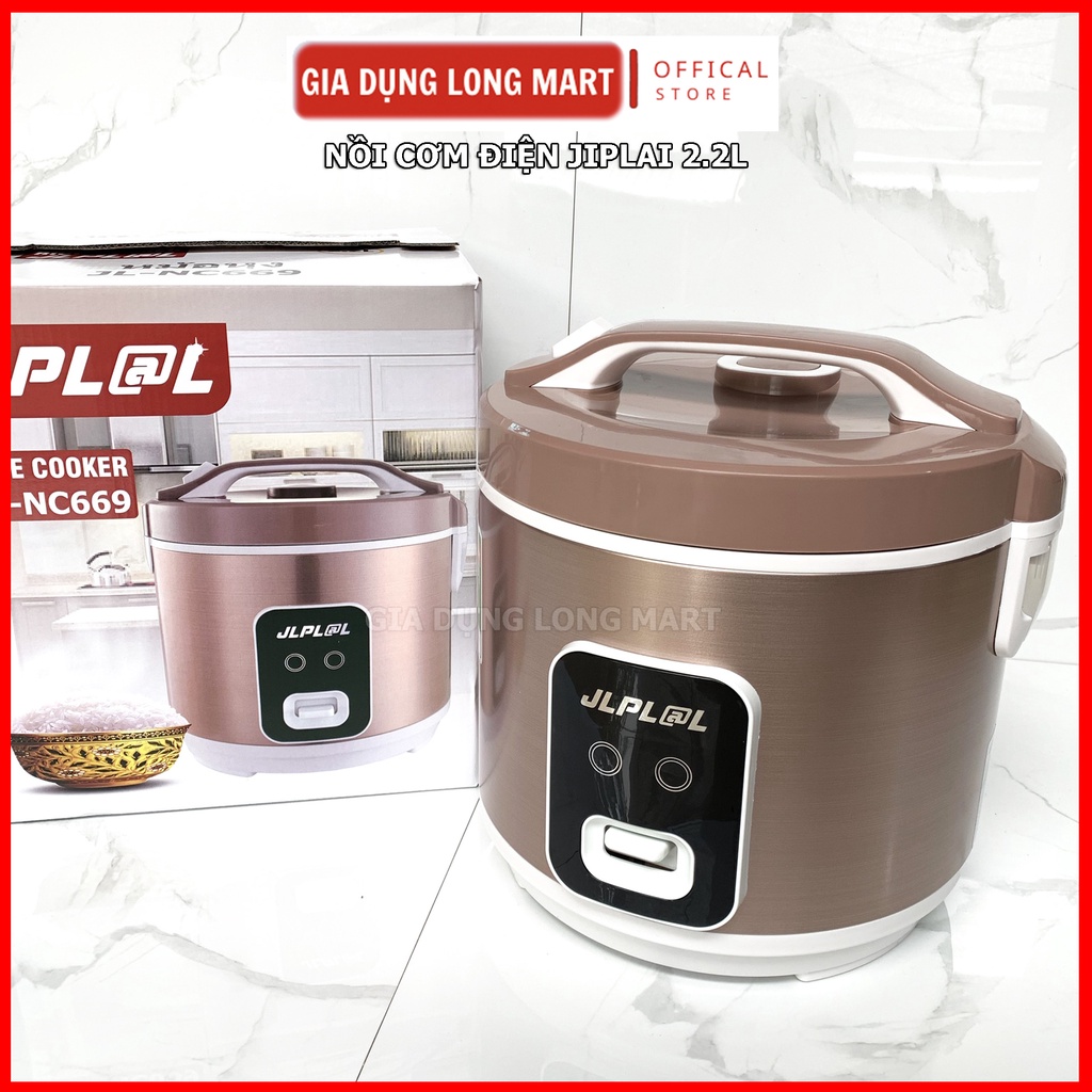 💥Nồi Cơm Điện JIPLAI Thái Lan NC669 Dung Tích 2.2 Lít Lòng Niêu Siêu Dày, Bảo Hành 12 Tháng