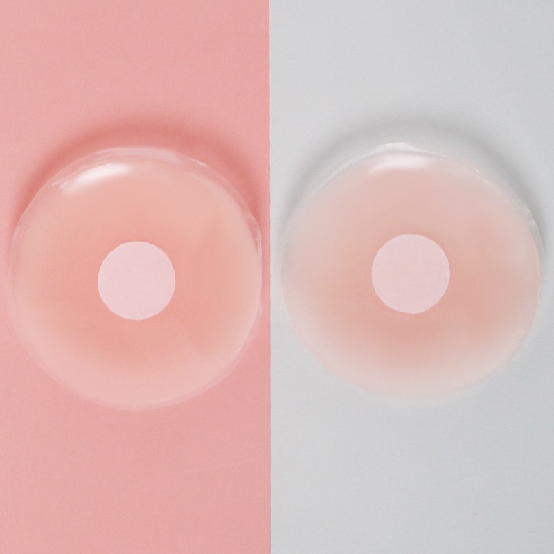 Miếng Dán Ngực Silicone Màu Trơn Chống Trầy Xước Cho Nữ