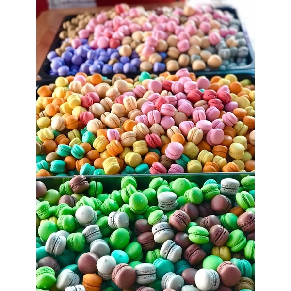 Bánh MACARON - 100 viên mini mix vị
