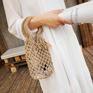 Túi Đeo Nữ Đan Lưới Thời Trang Cho Nữ