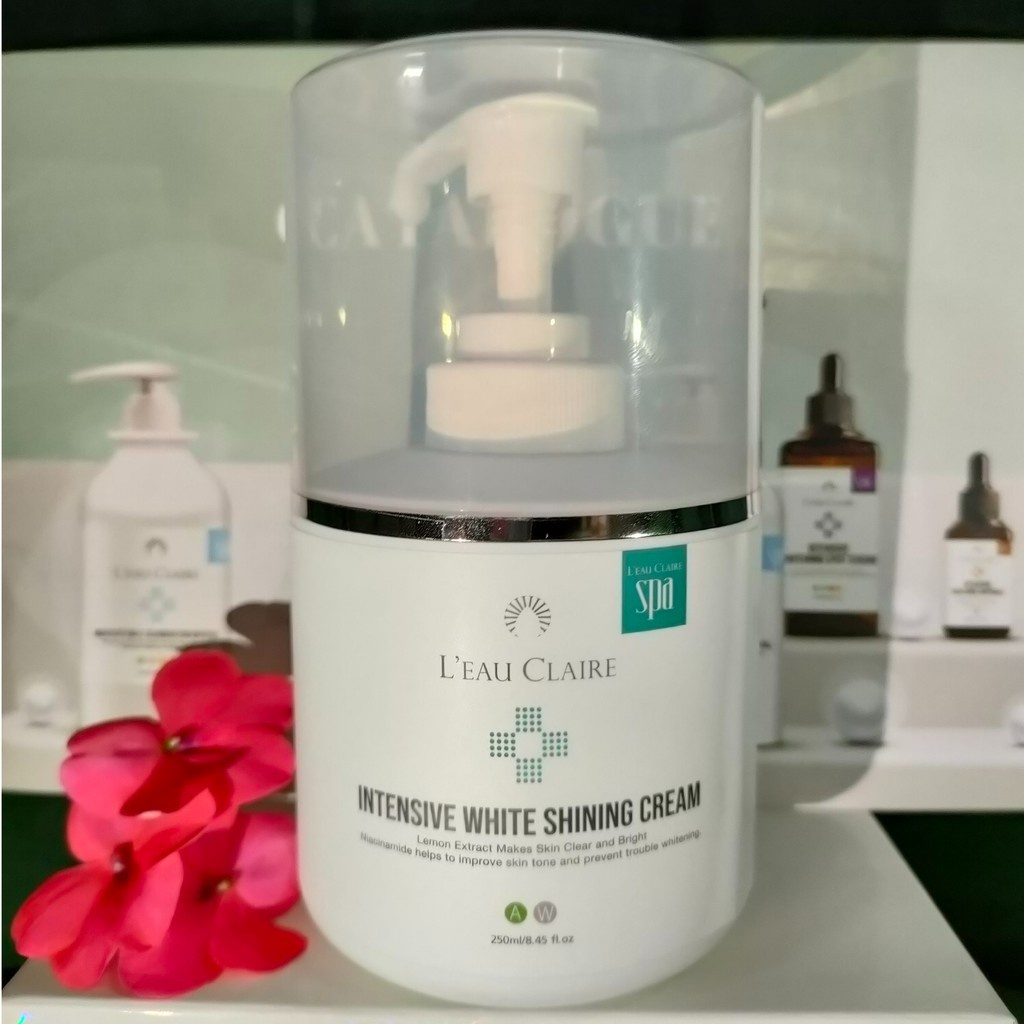 Kem Dưỡng Trắng Căng Bóng Chuyên Sâu Intensive White Shining Cream - 250ml - Date 12/2023