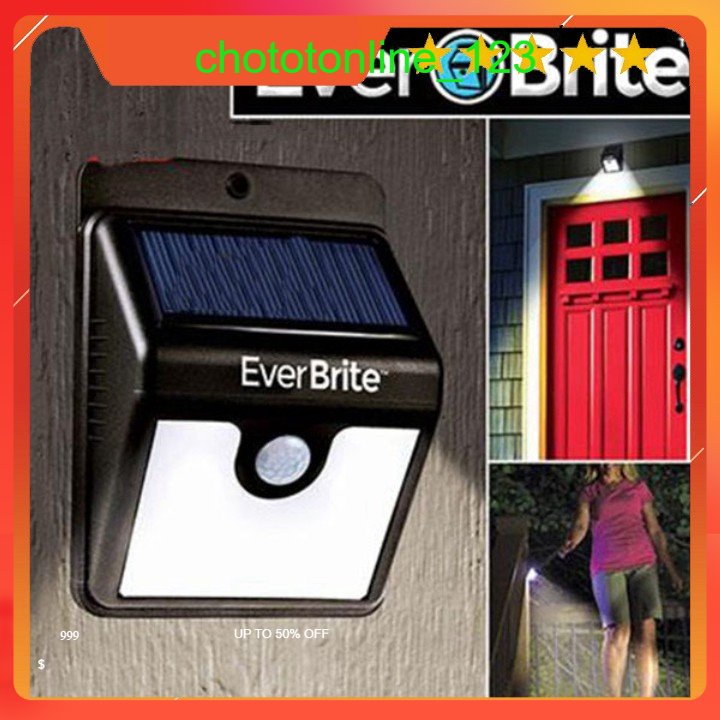 Đèn cảm biến năng lượng mặt trời Ever Brite
