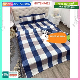 Chăn hè trần bông 3 lớp 1m8x2m,có sẵn tại kho hcm,mẫu kẻ bao diêm