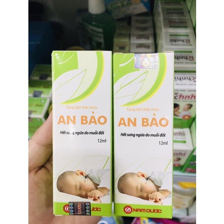 DUNG DỊCH THẢO DƯỢC AN BẢO HẾT SƯNG NGỨA DO MUỖI ĐỐT 12ML