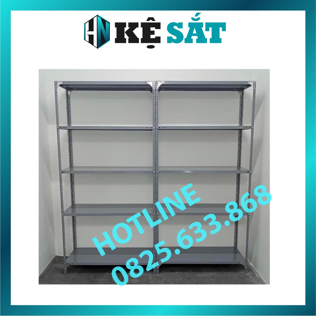Kệ Sắt Để Hàng Đa Năng Dài 0,6m x Rộng 0,3m Cao 1m, 1,2m, 1,5m, 2m - 3,4,5 Tầng Lắp Ghép - Kệ Sắt Hà Nội