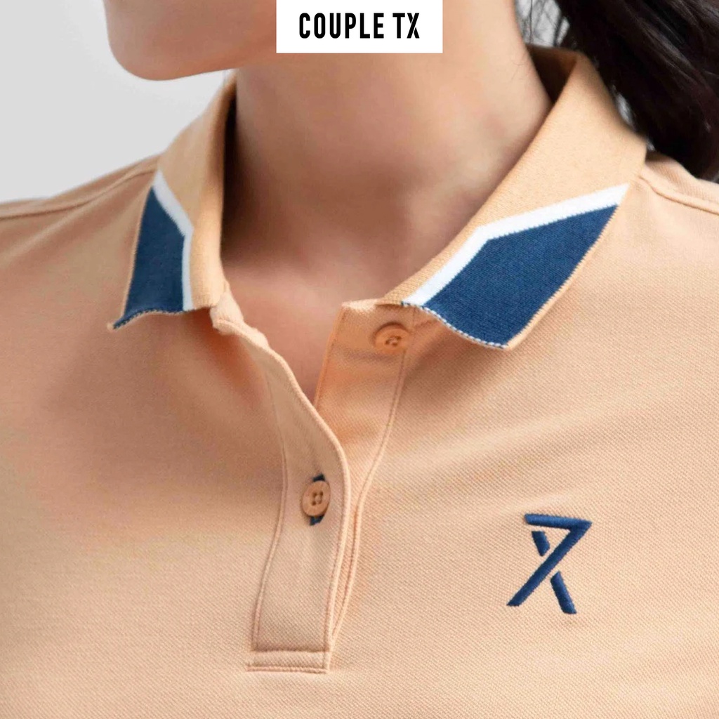 Áo Polo Nữ Couple TX Pique Slim Fit Phối Bo Cổ WPO 2024