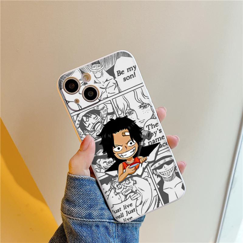 Ốp iphone cạnh vuông In Hình Luffy Chopper ốp chống sốc 6/6splus/7/7plus/8/8plus/x/xr/xs/11/12/13/14/pro/max/plus/proma