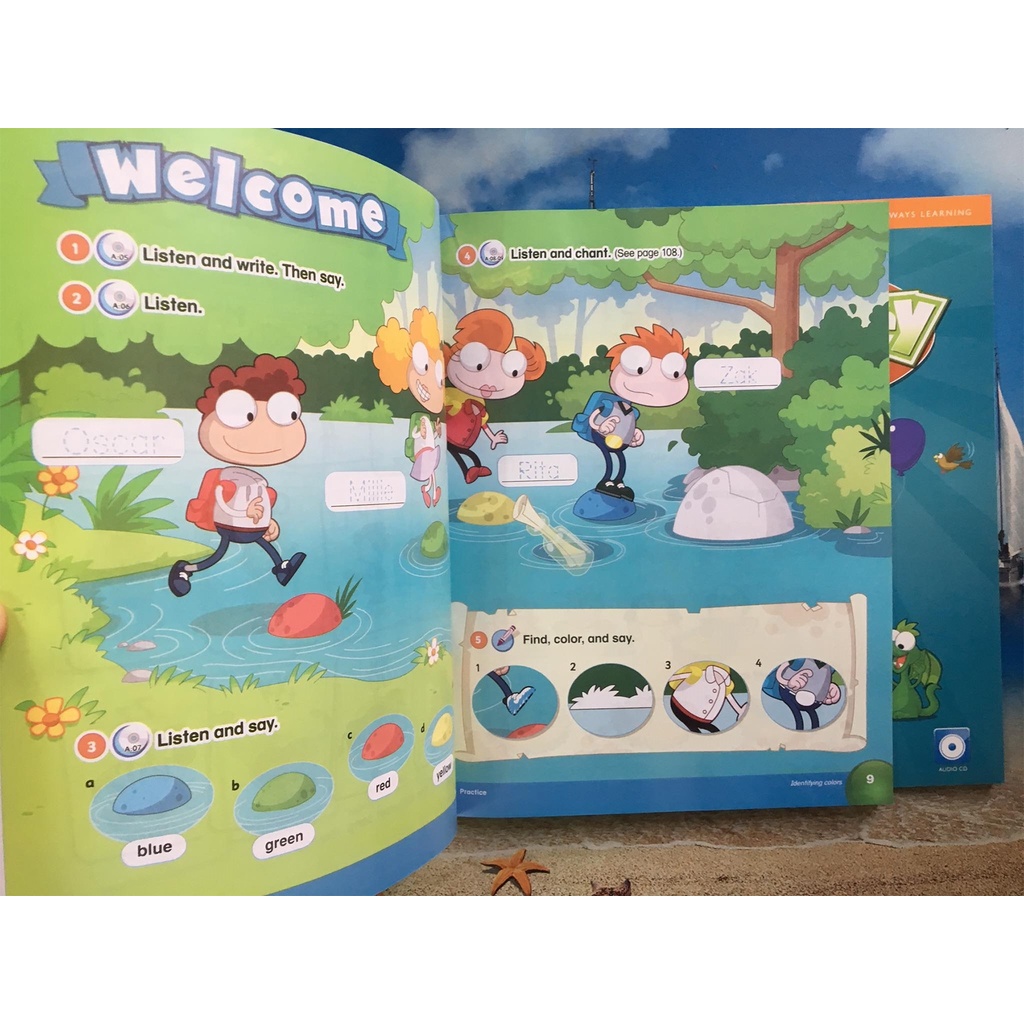 Sách- (Trọn bộ 2 cuốn) Our Discovery island 1 (Student Book + Workbook)