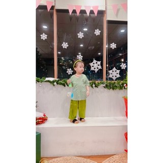 Bà Ba Cho Bé Gái, Bà Ba Chấm Bi Lụa Cho Bé (Ảnh Thật)