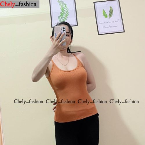 Áo thun hai dây nữ, áo thun nữ dáng ôm có size đại  chất cotton thun co giản  chely_fashion