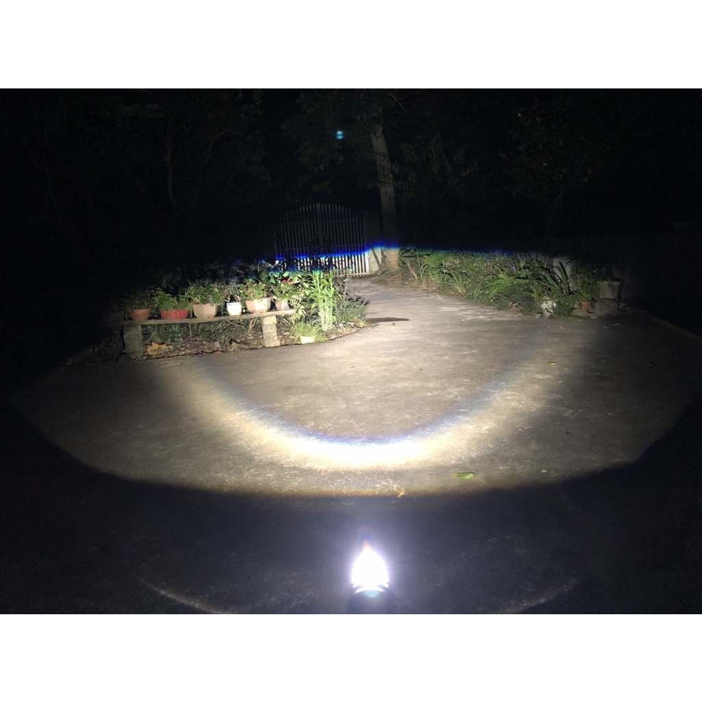 Đèn pha mini gương cầu A82 chân H4