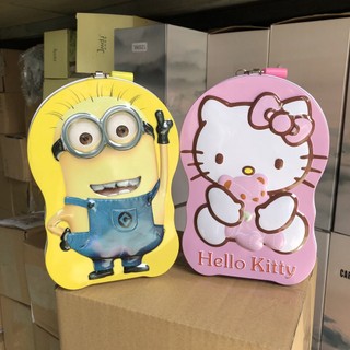 Ống heo tiết kiệm bằng sắt có khóa mini-Hình minion-kitty