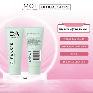 Combo mini Sữa rửa mặt + Toner (DA by MOI)
