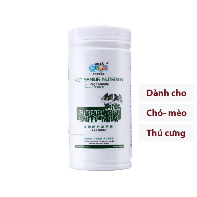 Sữa bột cho chó mèo Orgo Hộp 400g