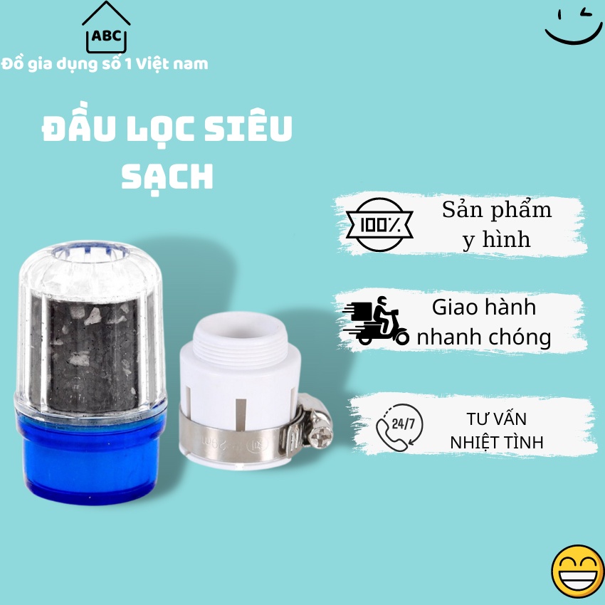 Set 2 Đầu Lọc Nước Cực Sạch Lắp Tại Vòi