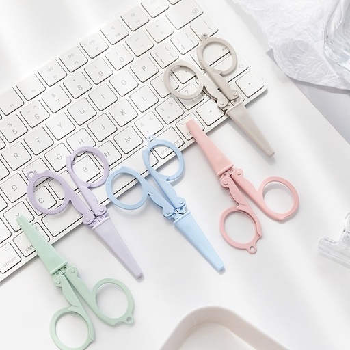 Kéo mini gấp gọn màu pastel