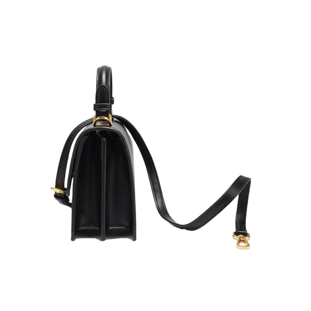 Túi xách nữ đeo chéo túi xách công sở da mịn khóa cài size 20 - TN09