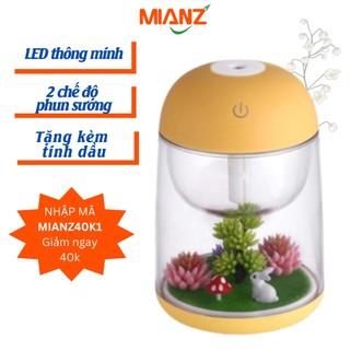 Máy phun sương tạo ẩm xong tinh dầu hình cây bảo hành 3 tháng - Mianz Store