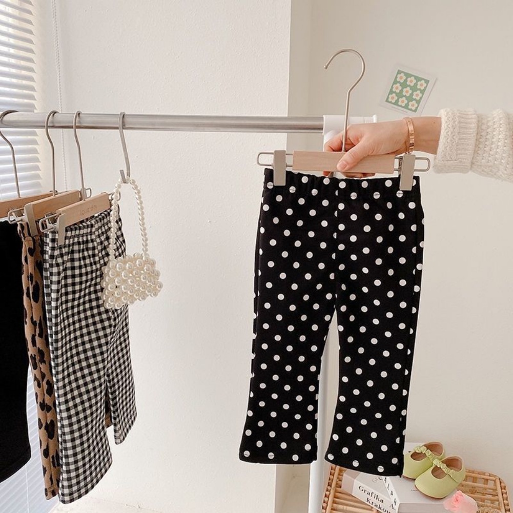 Quần Dài Ống Loe Thời Trang Phương Tây Cho Bé Gái