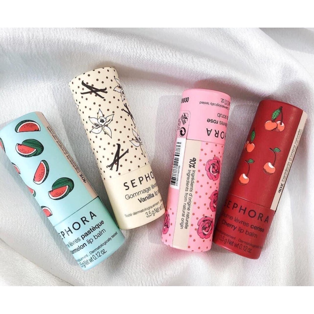 SON DƯỠNG SEPHORA TRÁI CÂY - 𝐒𝐞𝐩𝐡𝐨𝐫𝐚 𝐂𝐥𝐞𝐚𝐧 𝐋𝐢𝐩 𝐁𝐚𝐥𝐦 𝟑.𝟓𝐠