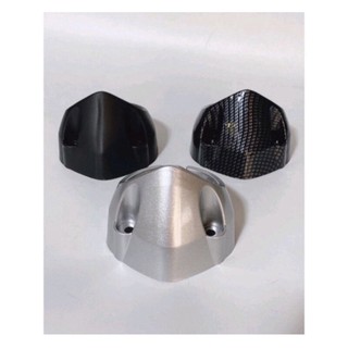 Chụp đuôi pô exciter 150 đen nhám-bạc-cacbon