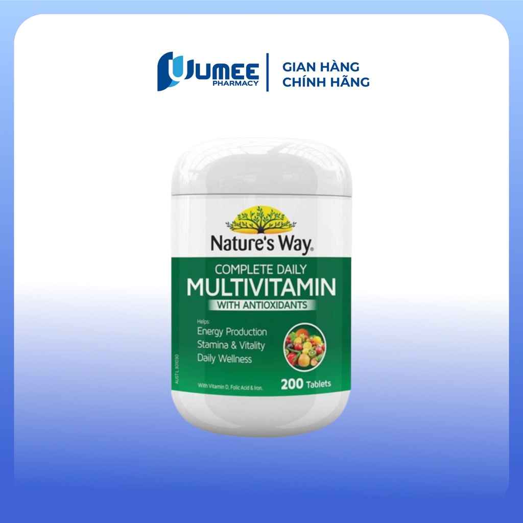 Vitamin tổng hợp Nature’s Way Complete Daily Multivitamin (200 Viên)