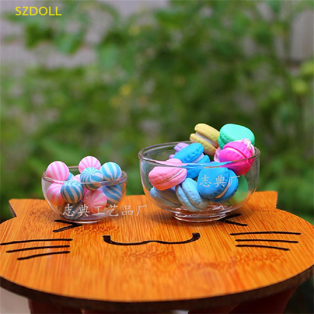 Tô Thủy Tinh Mini Đựng Trái Cây / Salad 1: 12 Trang Trí Nhà Búp Bê